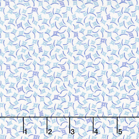 Sweet Things - Dancing Diamonds Blue Yardage