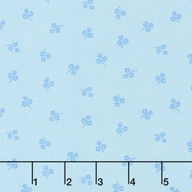 Sweet Things - Picking Daisies Blue Yardage