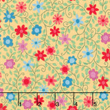 Whimsy - Secret Garden Chartreuse Yardage