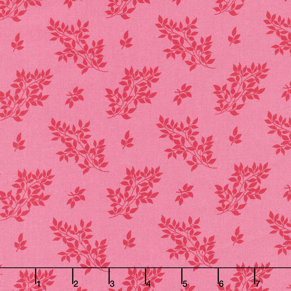 Moody Hues - Leafy Dusty Pink Yardage