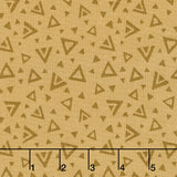 Moody Hues - Triangles Gold Yardage