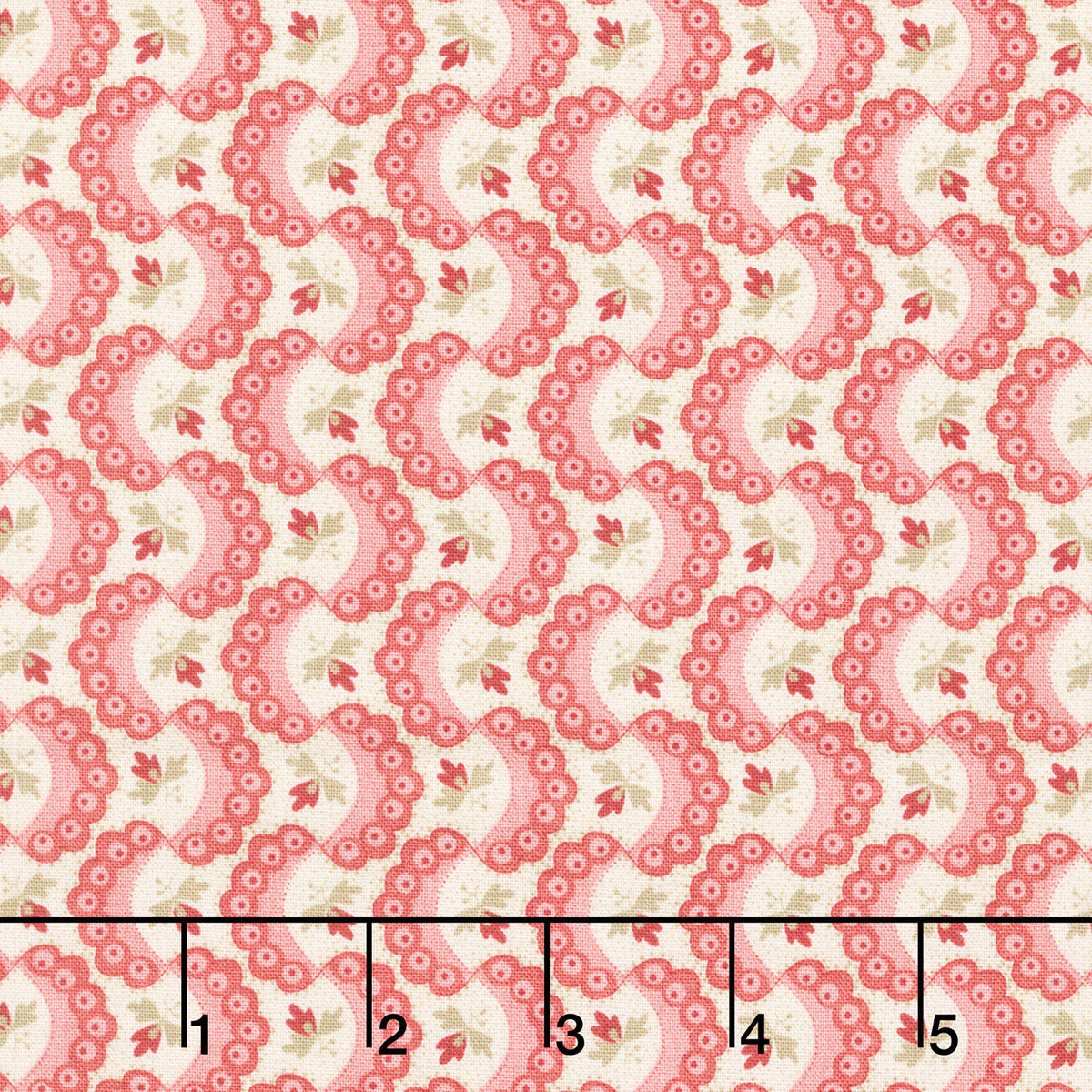 Forest Glen - Ruffle Cinnabar Yardage