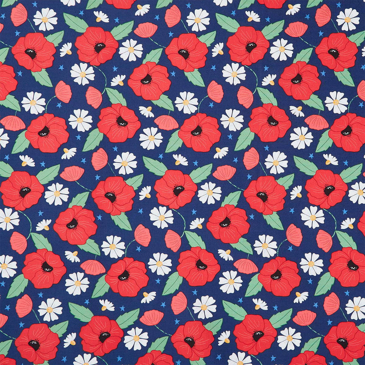 Oh Say Can You Sew - Home of the Brave Navy Yardage