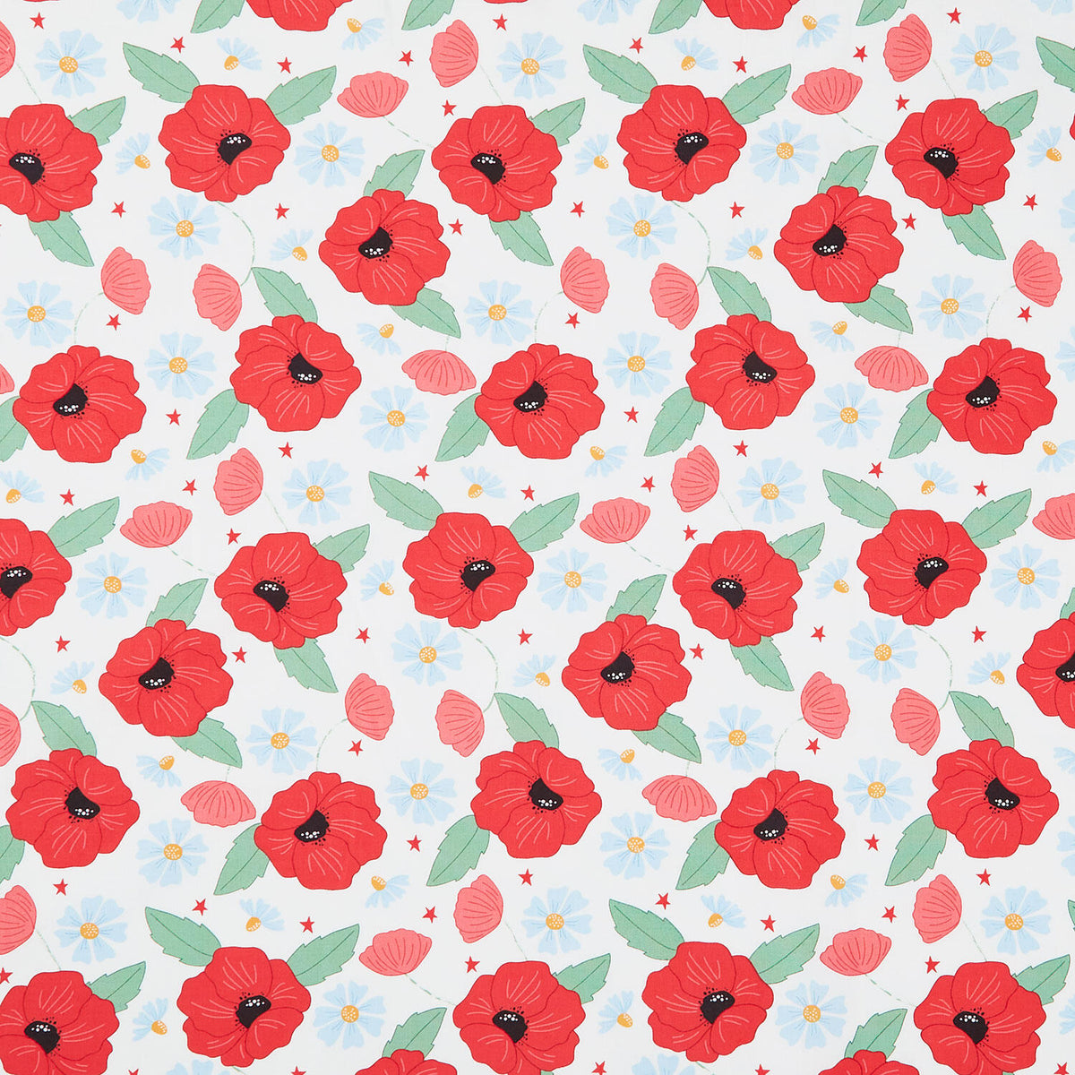 Oh Say Can You Sew - Home of the Brave White Yardage