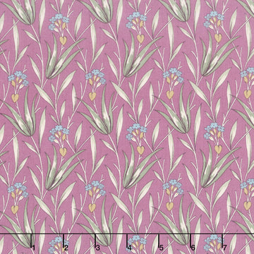 Autumn Bouquet - Milkweed Purple Yardage