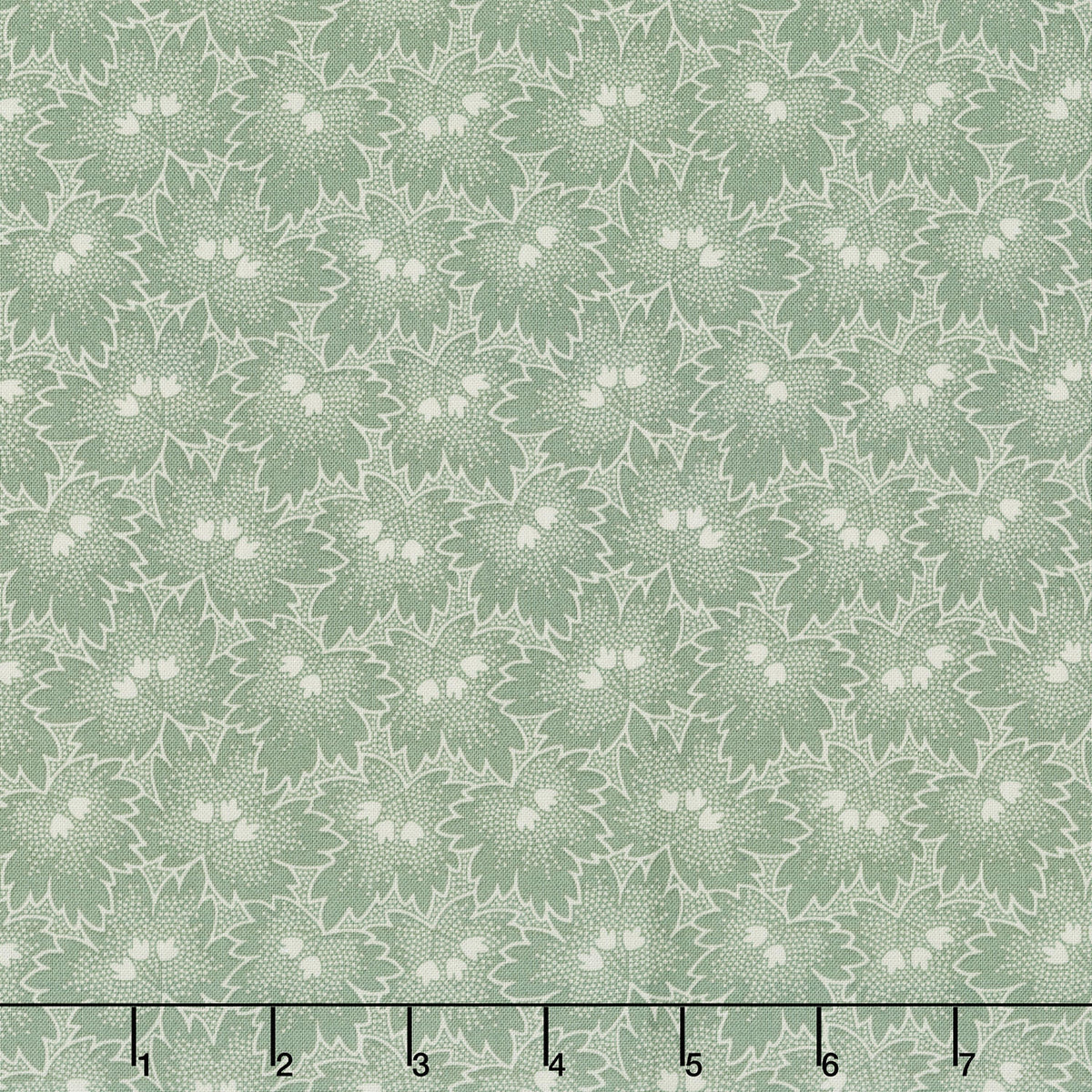 Autumn Bouquet - Bunchberry Green Yardage