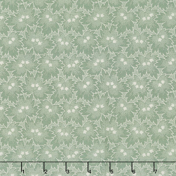 Autumn Bouquet - Bunchberry Green Yardage