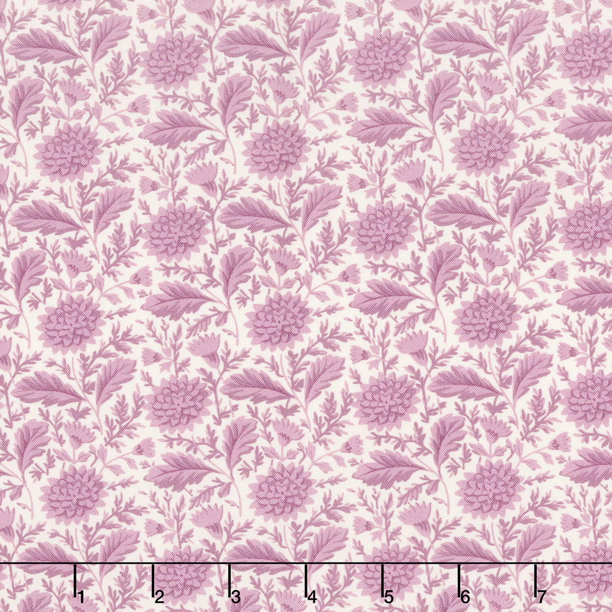 Autumn Bouquet - Marigold Purple Yardage