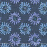 Mystic Meadow - Big Daisy Blue Yardage