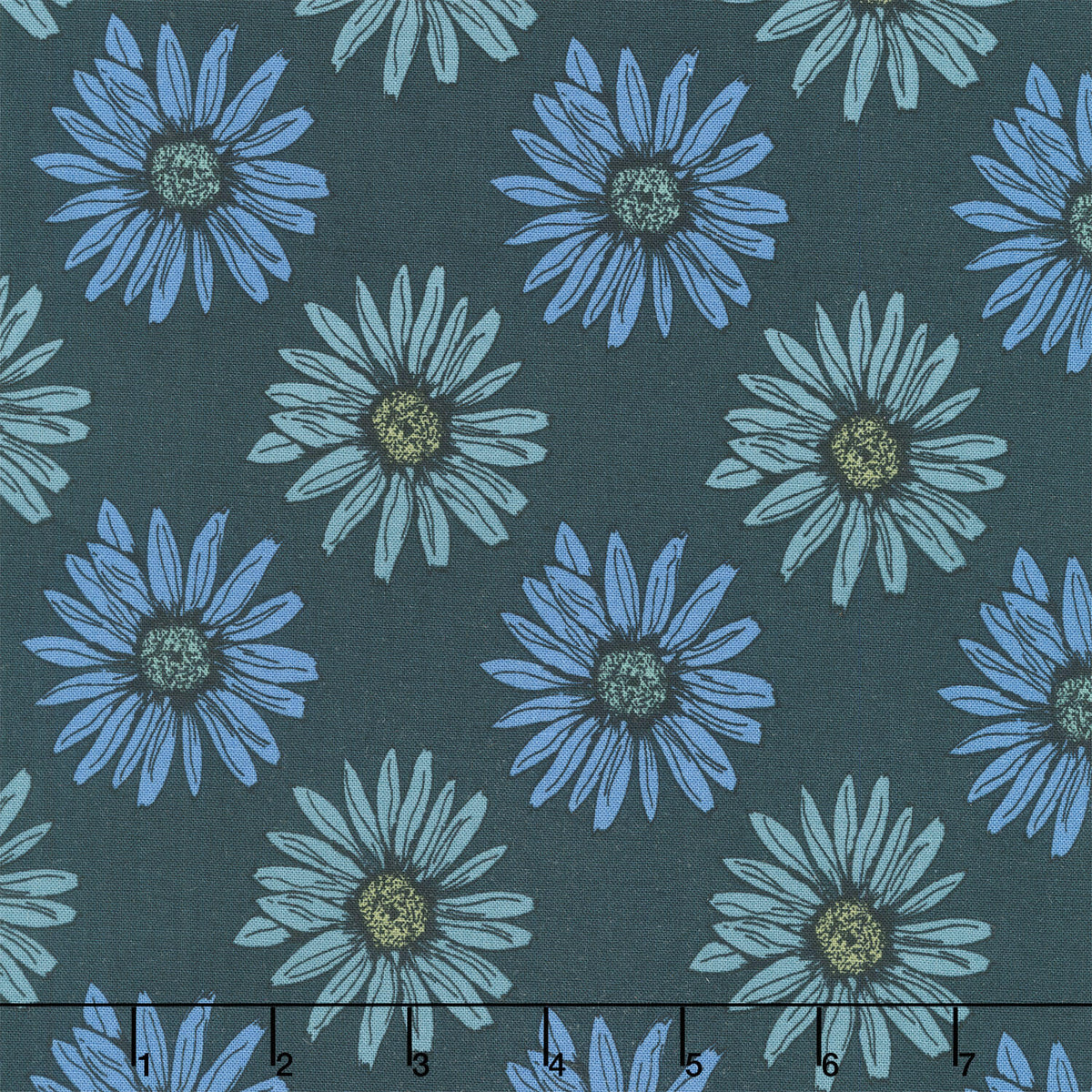 Mystic Meadow - Big Daisy Green Yardage