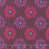 Mystic Meadow - Big Daisy Red Yardage