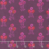 Mystic Meadow - Floral Bunch Purple Yardage