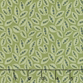 Mystic Meadow - Seed Pods Green Yardage