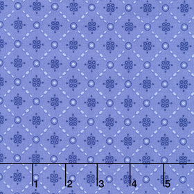 Mystic Meadow - Lattice Blue Yardage