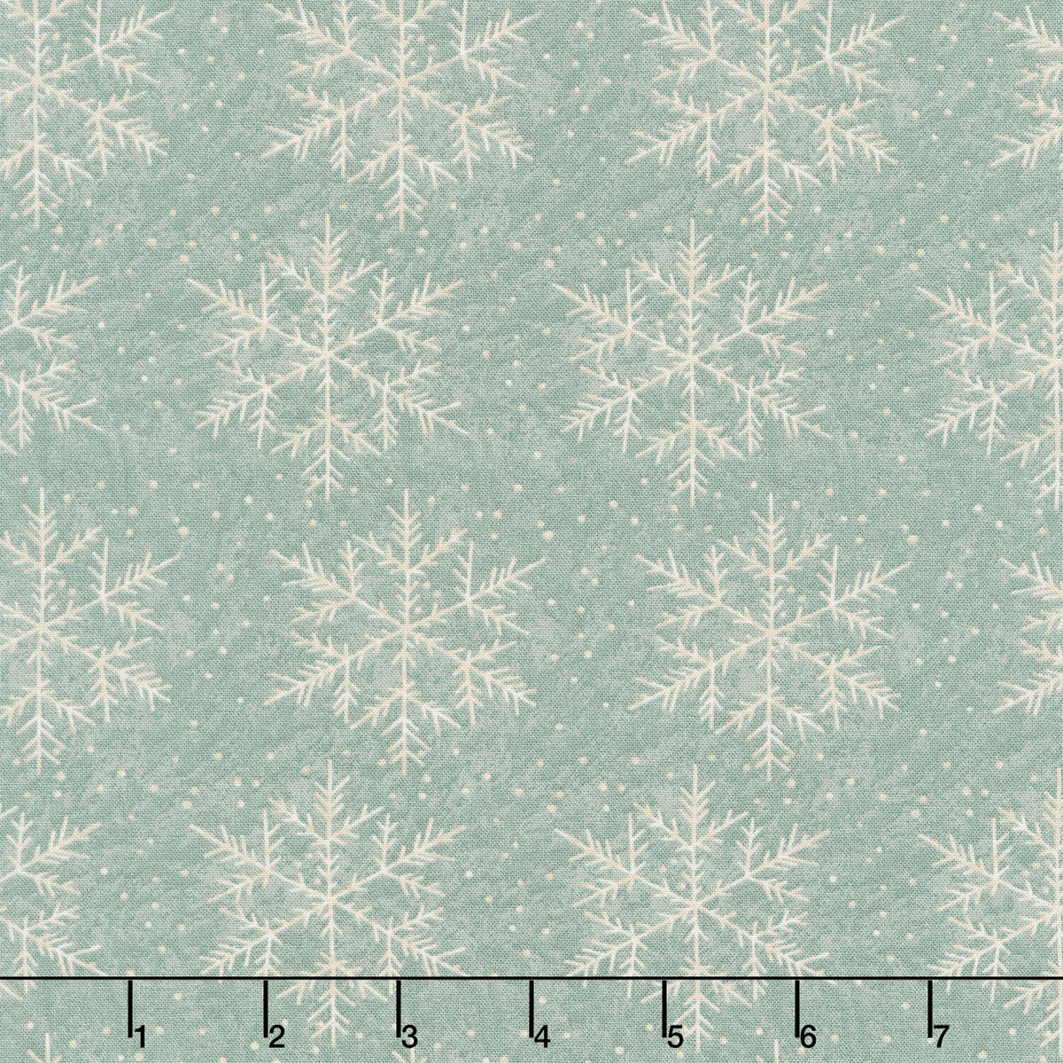 Jingle Bell - Snowfall Vintage Blue Yardage
