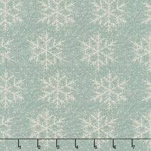Jingle Bell - Snowfall Vintage Blue Yardage