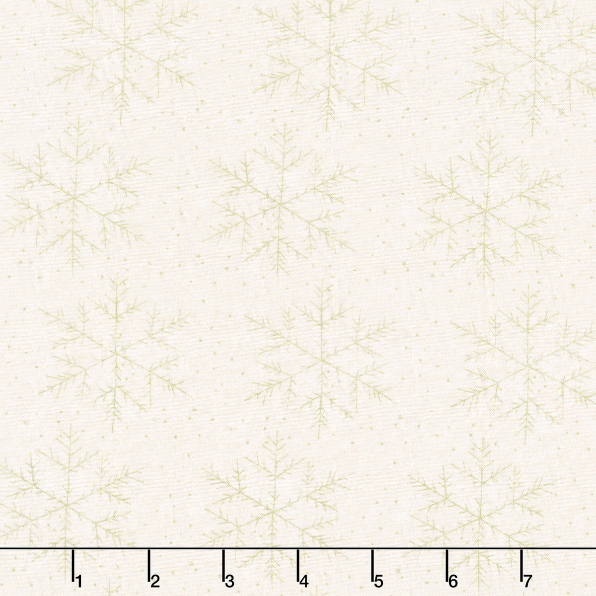Snow Flurry - Snowflake Cream Yardage