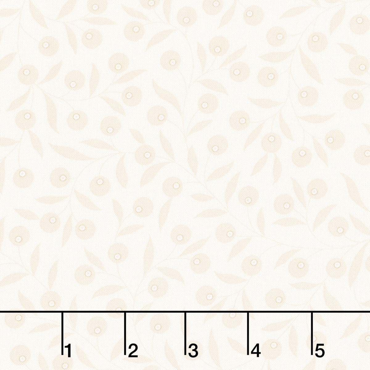 Snow Flurry - Sparkleberry Cream Yardage