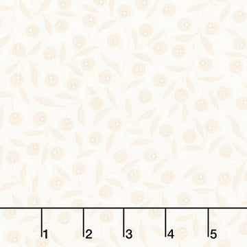 Snow Flurry - Sparkleberry Cream Yardage
