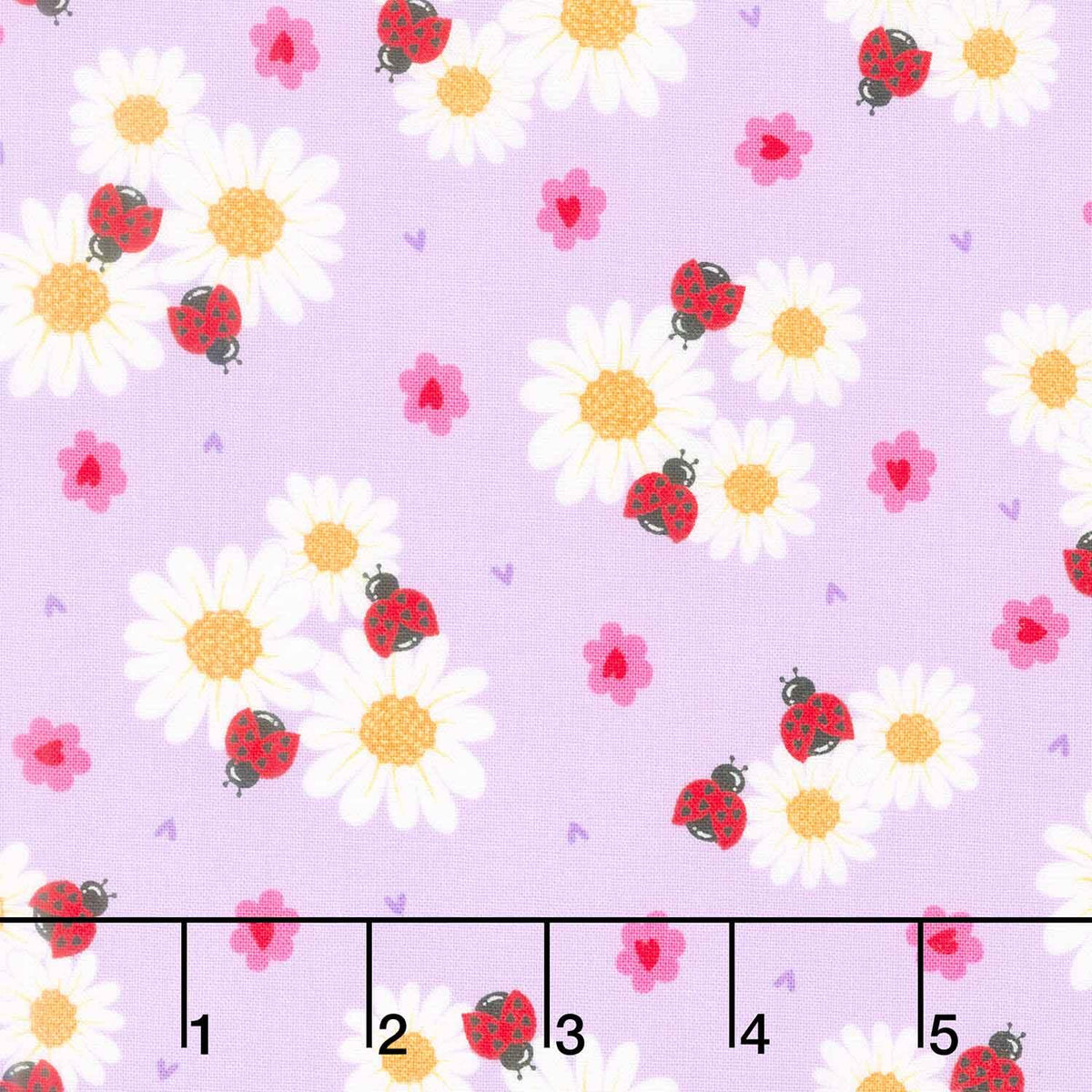 Little Ladies - Petal Parade Lilac Yardage