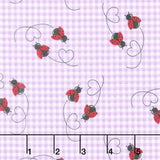 Little Ladies - Twin Treasures Lilac Yardage
