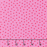 Little Ladies - Love Bug Hugs Hot Pink Yardage
