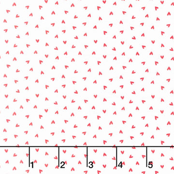 Little Ladies - Love Bug Hugs White Yardage