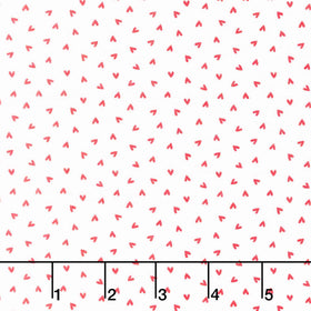 Little Ladies - Love Bug Hugs White Yardage