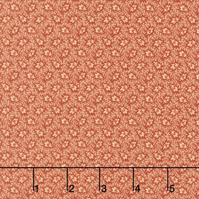 Madison Manor Revisited - Tossed Flower Red Yardage