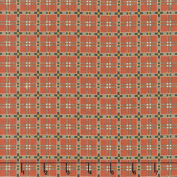 Madison Manor Revisited - Plaid Red Yardage