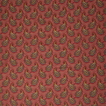 Madison Manor Revisited - Main Paisley Red 108" Wide Backing