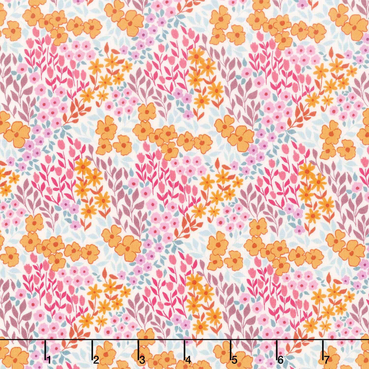 Sunset Cottage - Petalfield Cream Yardage