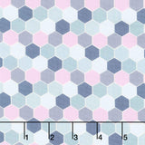 Sunset Cottage - Hexie Blossom Aqua Yardage
