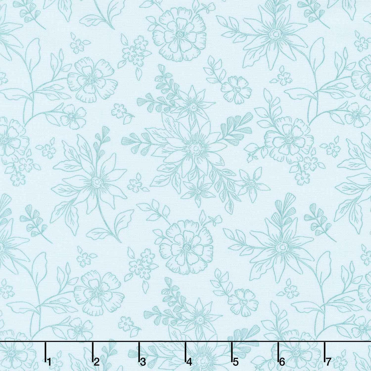Sunset Cottage - Lakeside Garden Aqua Yardage