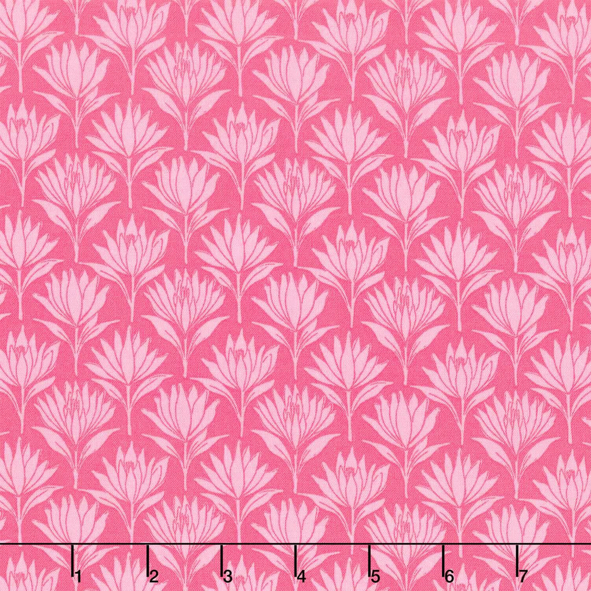 Sunset Cottage - Water Lilies Pink Yardage