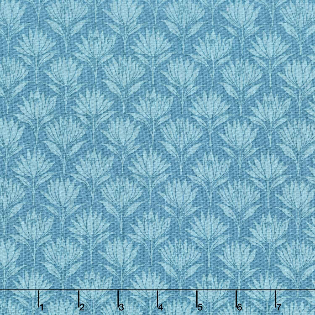 Sunset Cottage - Water Lilies Aqua Yardage