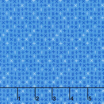 Back to School - Math Symbols Denim Yardage