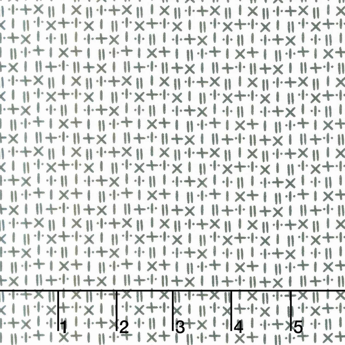 Back to School - Math Symbols White Yardage