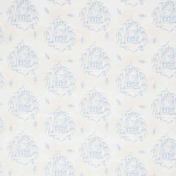 Special Delivery - Cozy Cottage Blue Willow Yardage