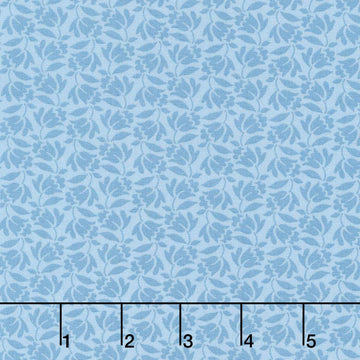 Special Delivery - Lilybell Faded Blue Yardage