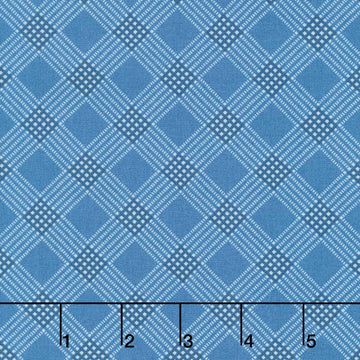 Special Delivery - Tea Towel Deep Denim Yardage