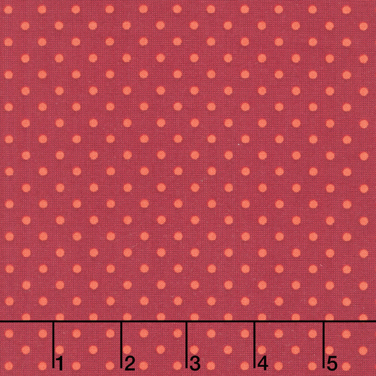 Quiltessential Minis - Mini Dot Terracotta Yardage