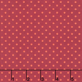 Quiltessential Minis - Mini Dot Terracotta Yardage