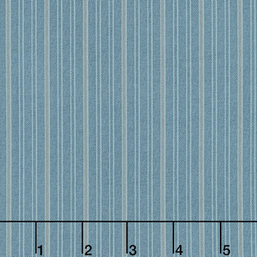 Quiltessential Minis - Mini Double Stripe Indigo Yardage