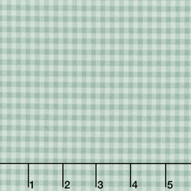 Quiltessential Minis - Mini Gingham Celadon Yardage