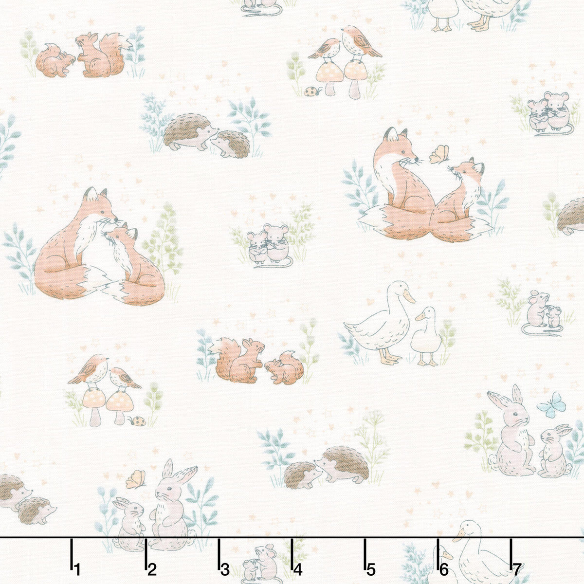 Little Ones - Hugs Cream Yardage