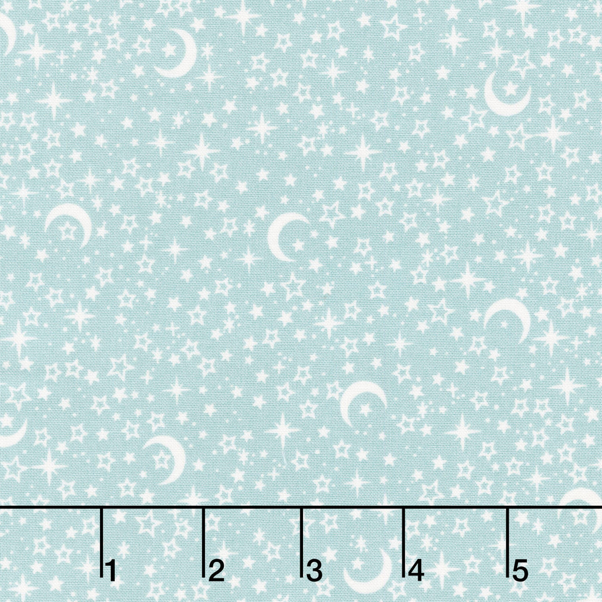 Little Ones - Stars Teal Yardage