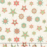Adorn - Star Cream Metallic Yardage