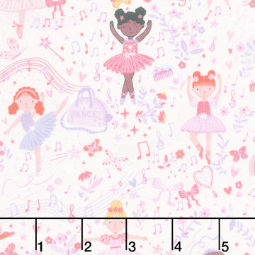 Dance Class - Recital Cream Yardage