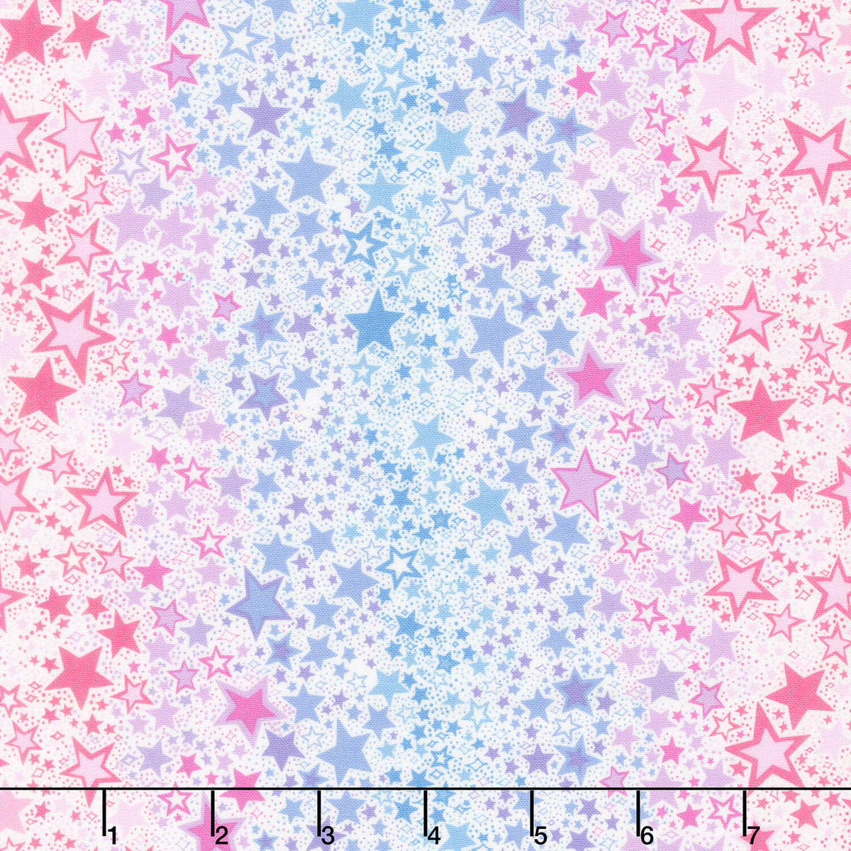 Dance Class - Ombre Star Cream Yardage